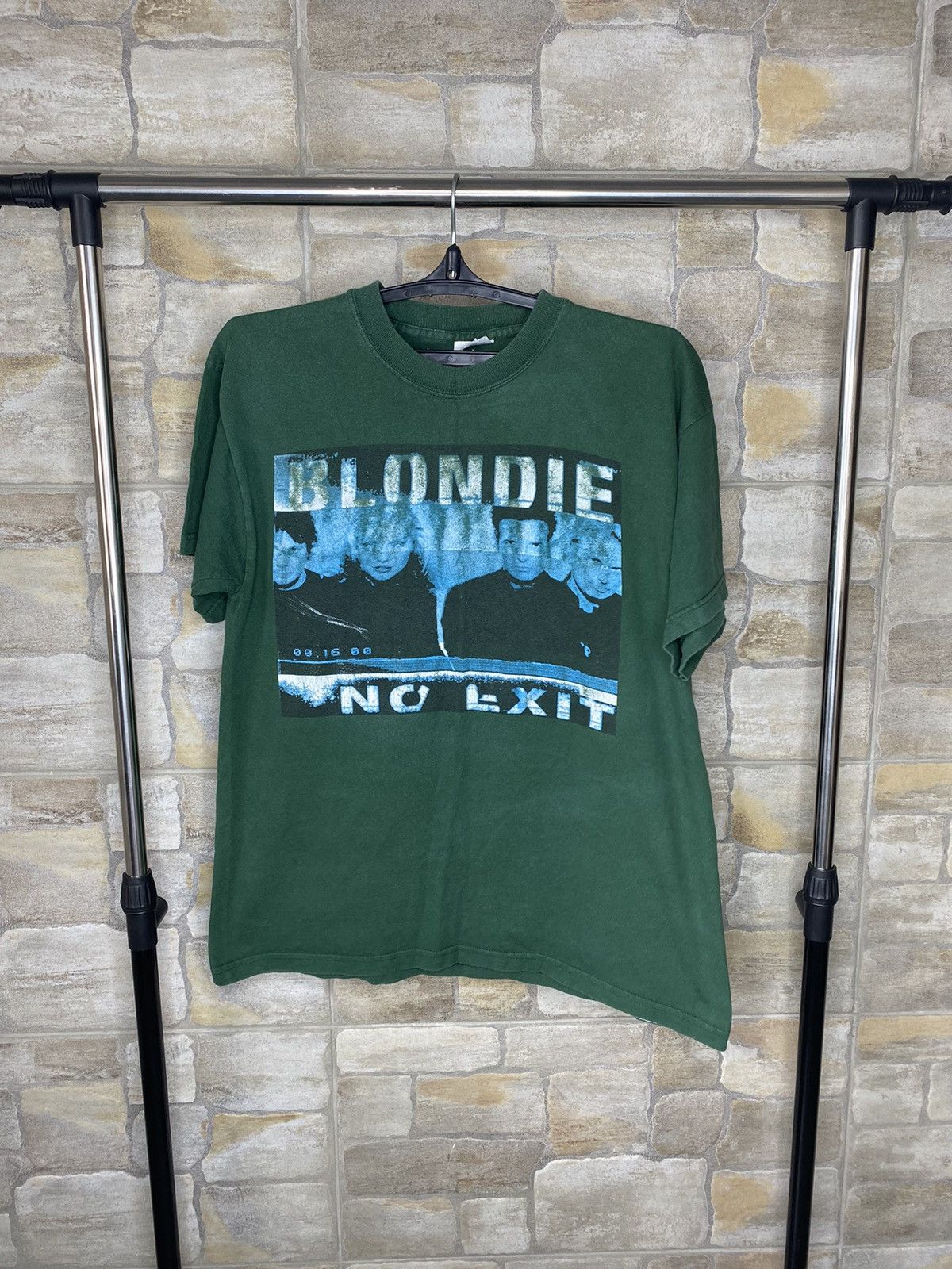 Vintage 90s Blondie No Exit Band Tour Screen Stars Tee Shirt