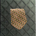 Vintage 70s Wide Blade Disco Necktie Brown Blue Tan Mens Boho Mod Printed Ties Shirt Neck Ti