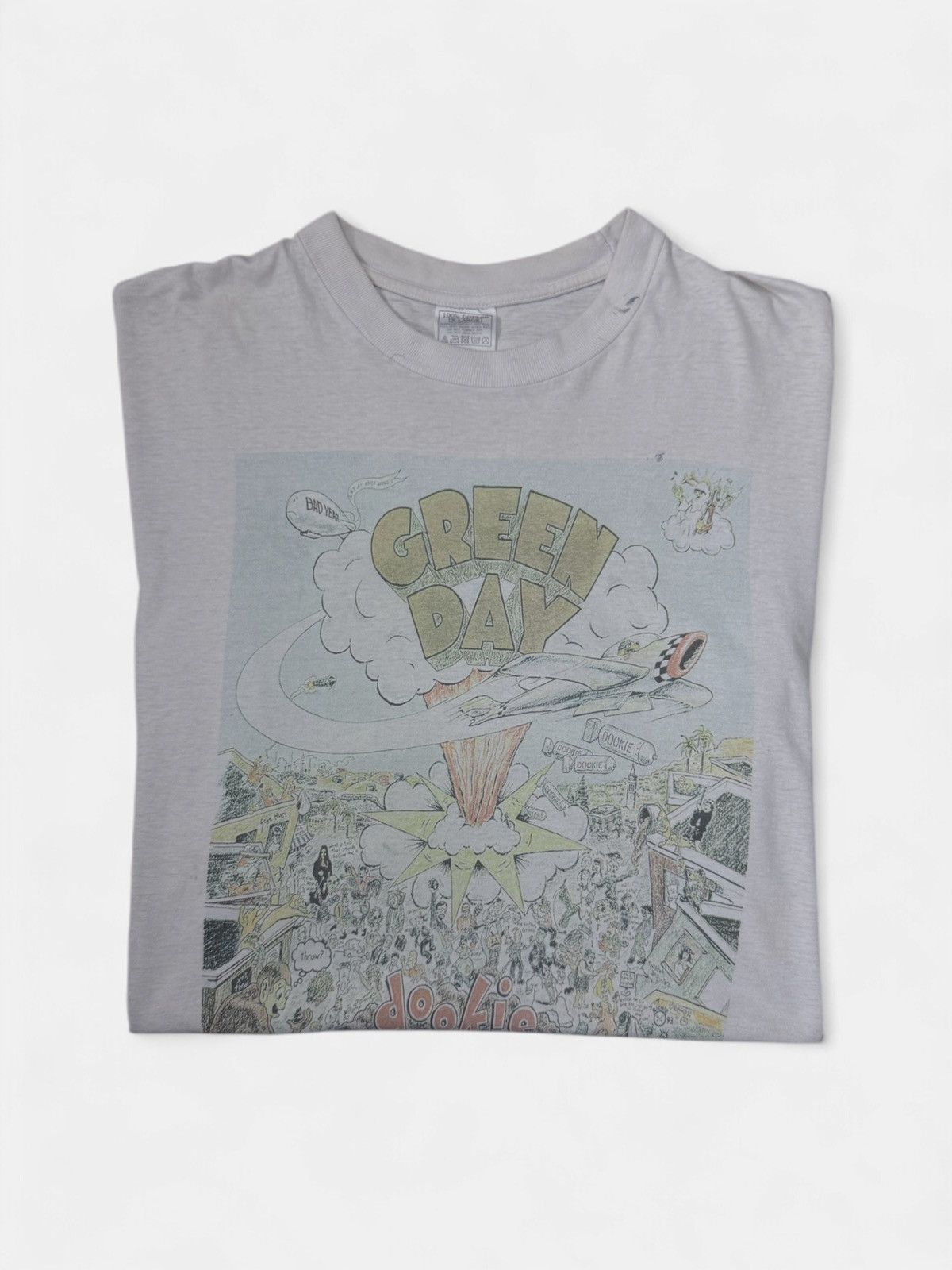 Vintage Green Day 1994 Dookie Euro Tour T Shirt Hoodie, Sweatshirt | FlexRushtees.com