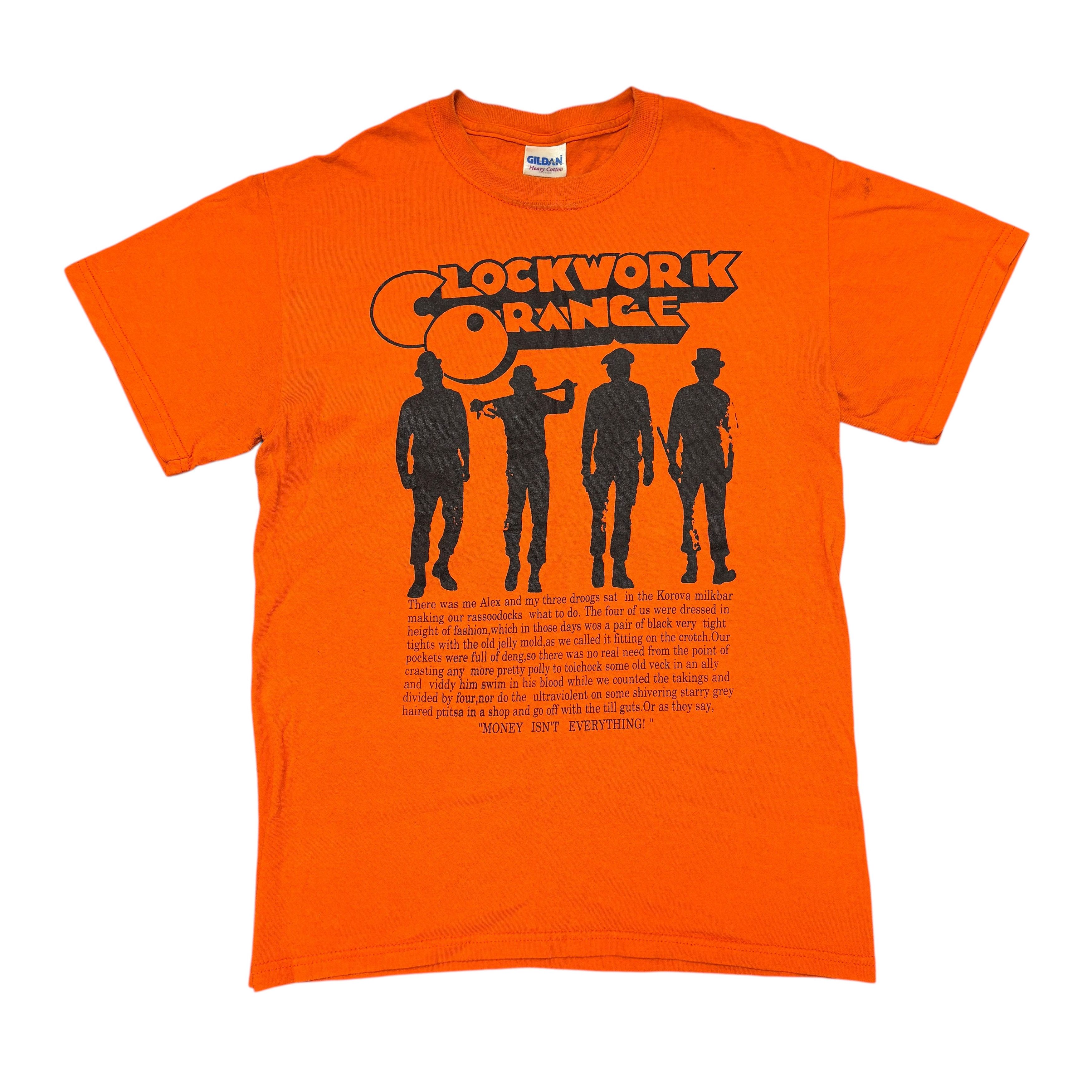 Vintage Clockwork Orange Shirt Movie Promo Graphic Tee