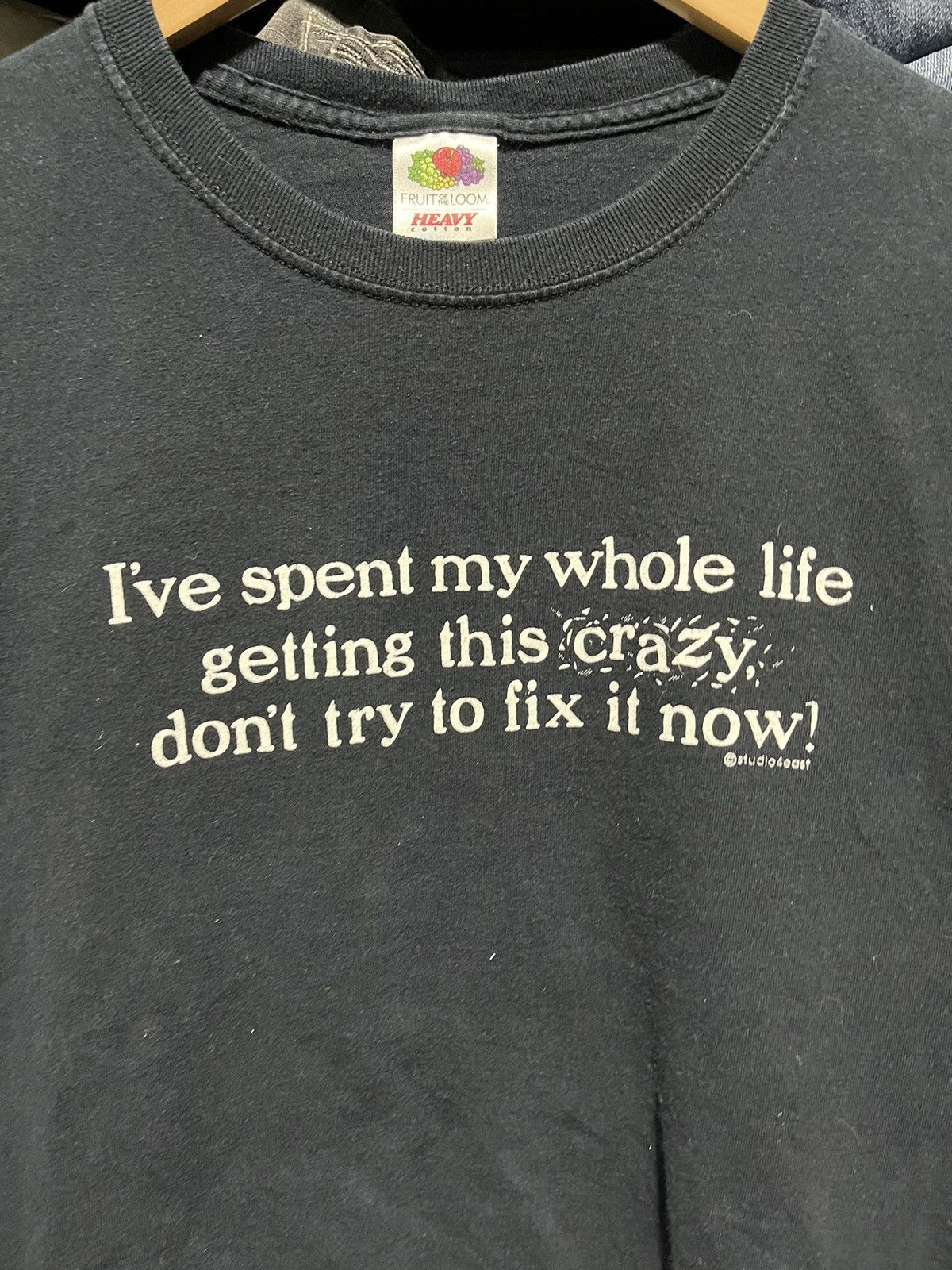 Vintage Crazy I Spent My Whole Life Getting This Crazy Humor Tee Hoodie, Sweatshirt | FlexRushtees.com