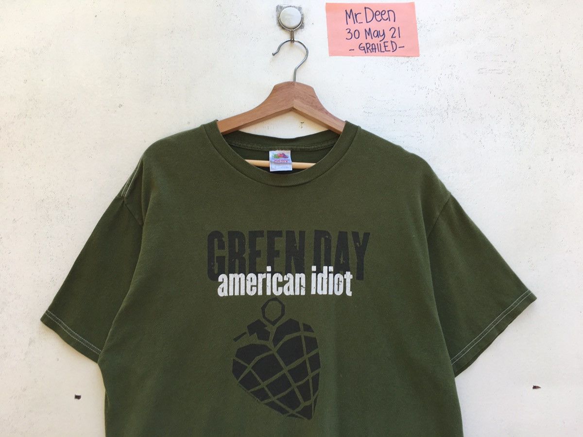 Band Tees Vintage Green Day American Idiot Tour Tshirt Hoodie, Sweatshirt | FlexRushtees.com