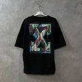 White Off White T Shirt Big Logo Black Hoodie, Sweatshirt | FlexRushtees.com