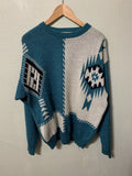 Vintage Shining Diamonds Knit Sweater