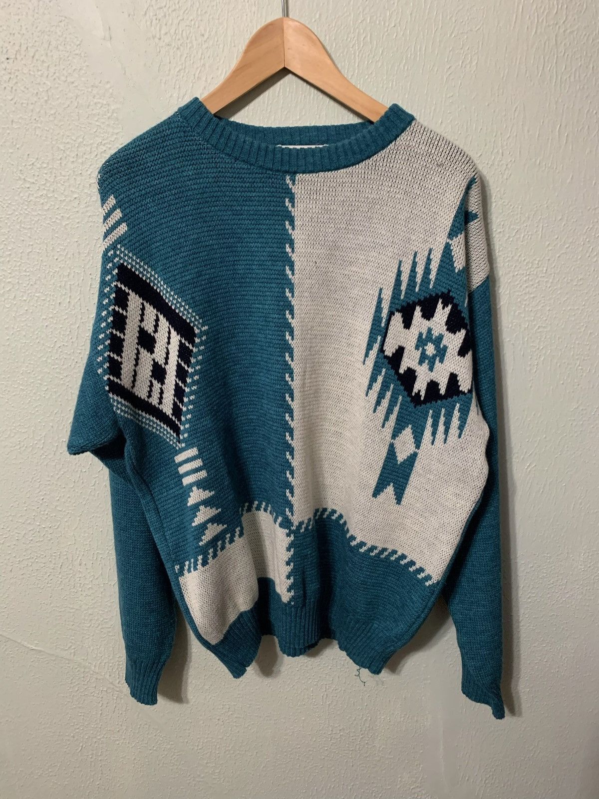 Vintage Shining Diamonds Knit Sweater