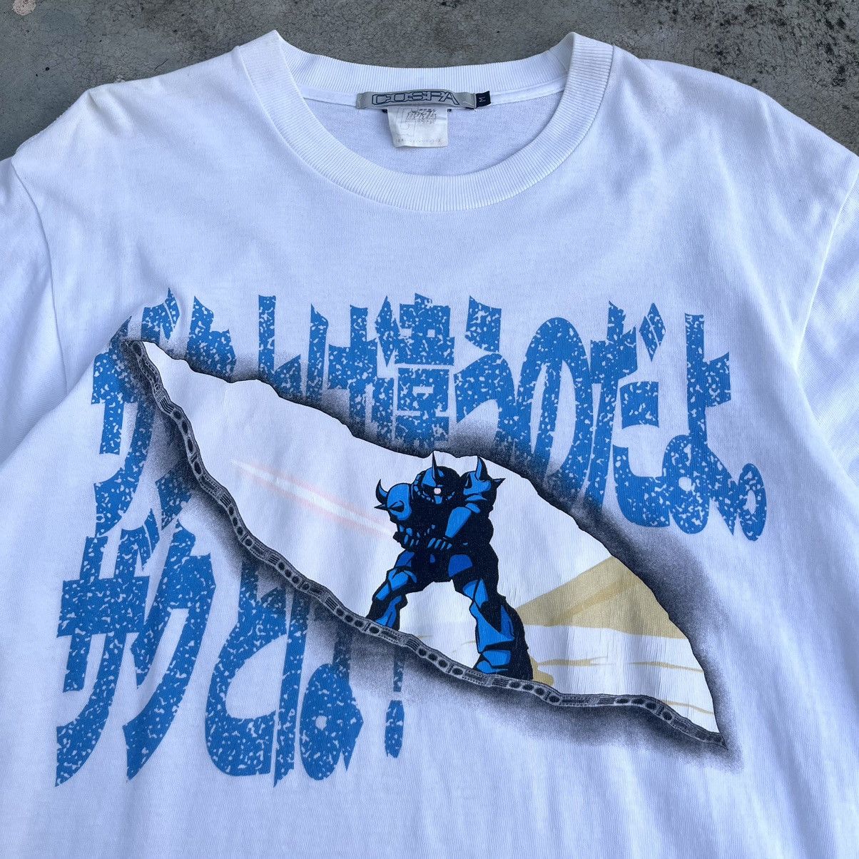 Japanese Brand X Vintage Vintage 00s Mobile Suit Gundam Ms 07b Gouf Cospa Anime Tee