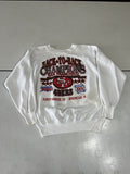 Vintage 90s 49ers Back To Back Champions Sweatshirt