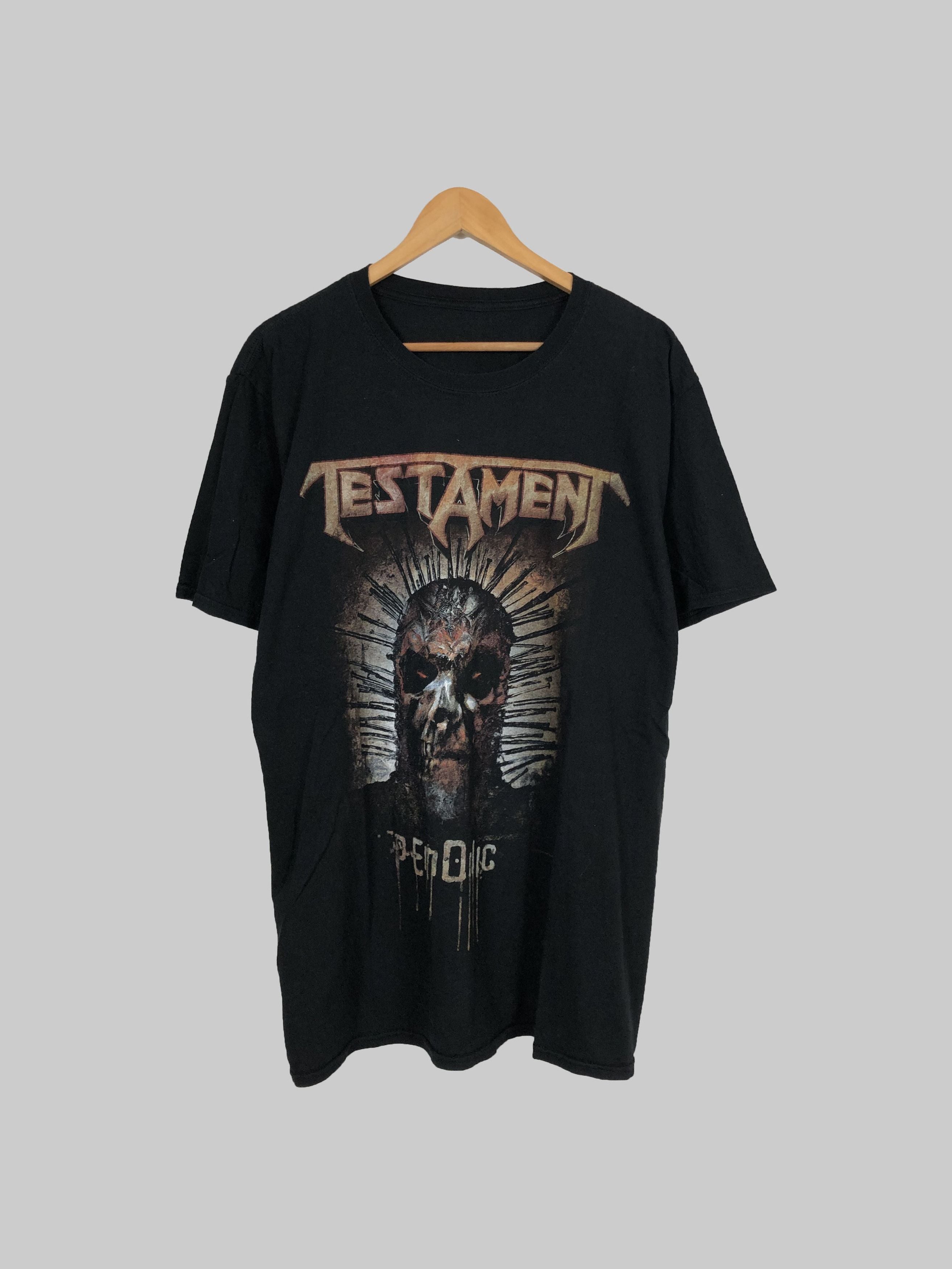 Vintage 2017 Testament Death Angel Judas Priest T-Shirts, Hoodie, Sweatshirt | FlexRushtees.com