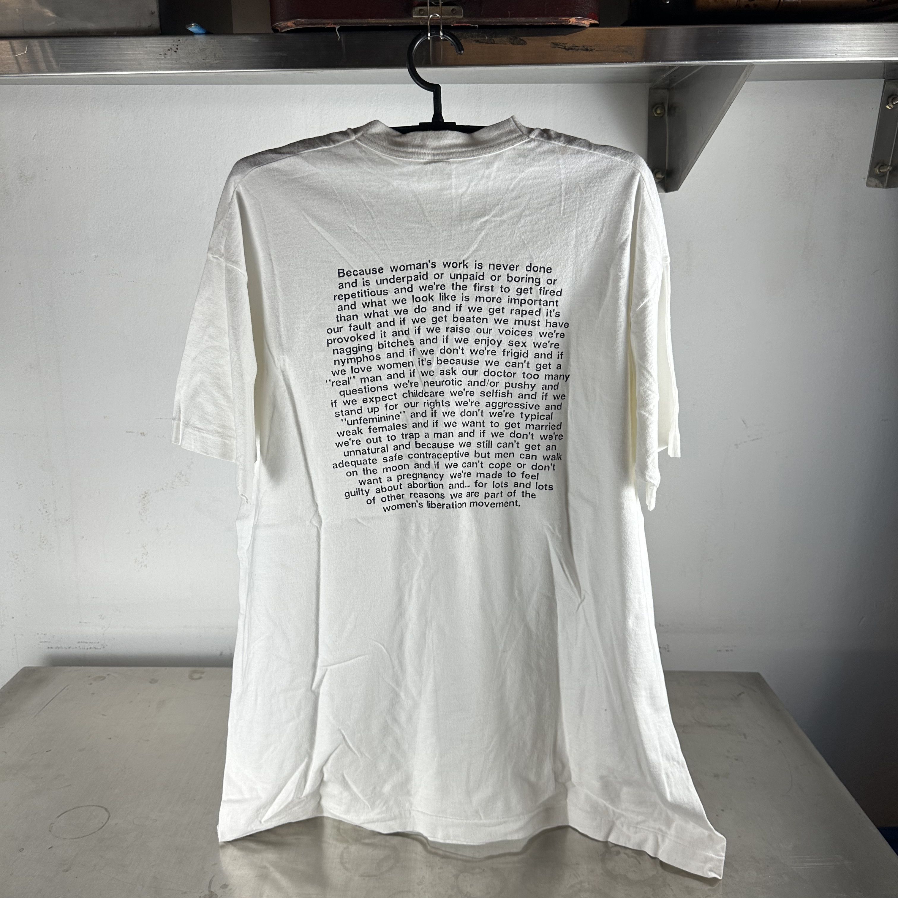 Vintage 90s Women S Liberation Movement Typography Xl T Shirt