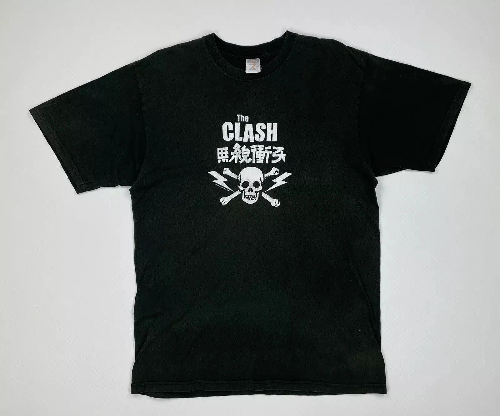 Vintage 2000s The Clash 2004 Shirt Tee Jerzees Faded Hoodie, Sweatshirt | FlexRushtees.com
