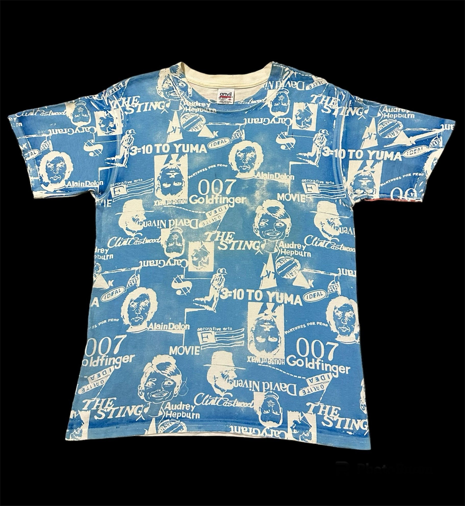Vintage Rare Vtg Fullprint Movie Artist Artwork 70s Inspired Tee