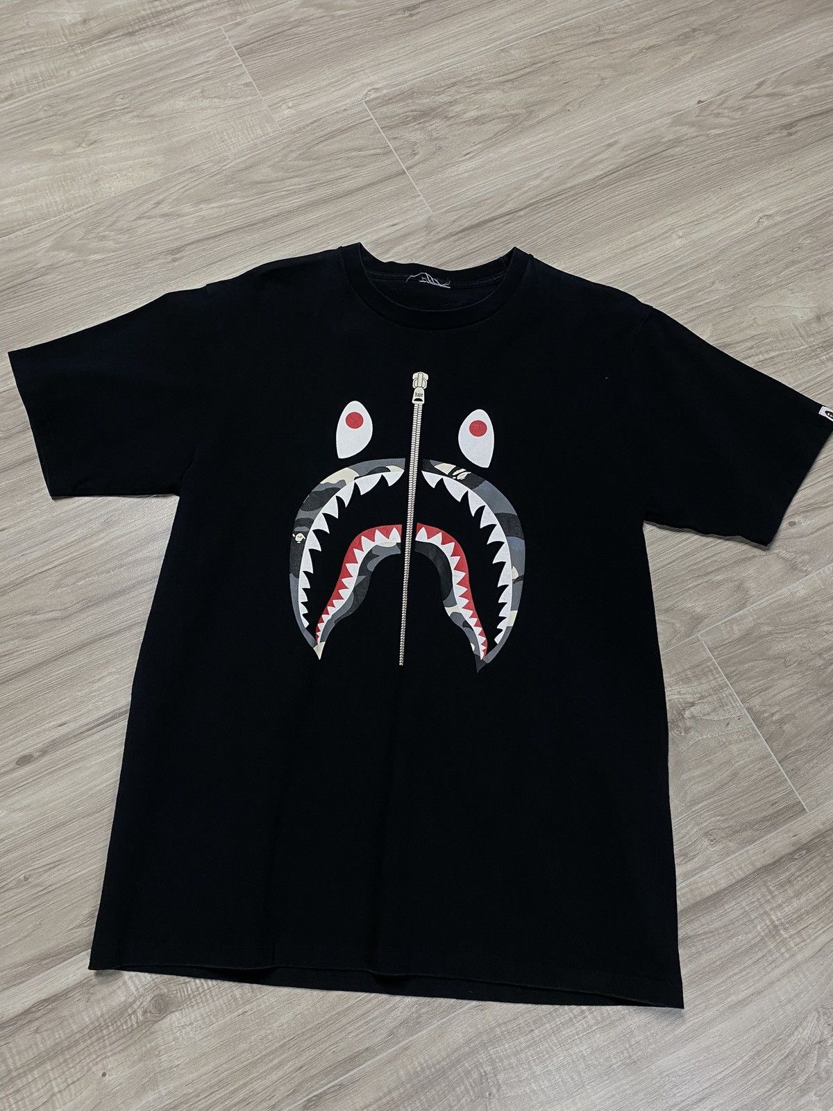 Bape A Bathing Ape Glow Camo Bape Tee Shirt Medium Hoodie, Sweatshirt | FlexRushtees.com
