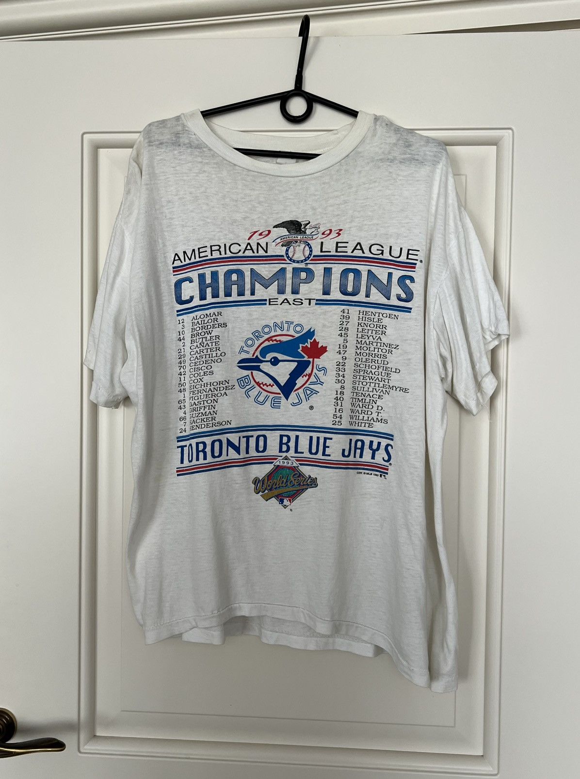 Mlb Vintage 1993 Toronto Blue Jays American Champions Mlb Tee Hoodie, Sweatshirt | FlexRushtees.com