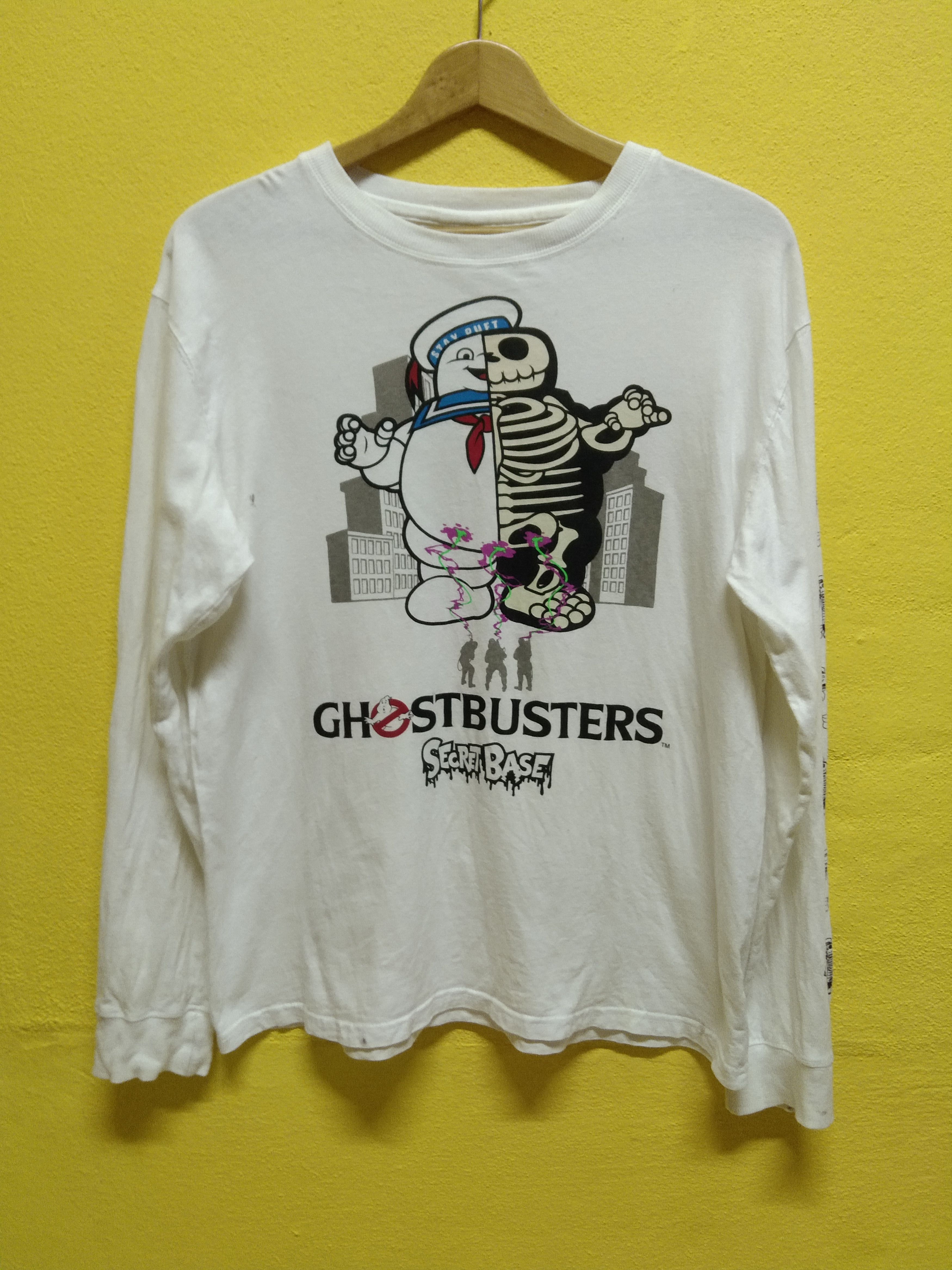 Vintage Ghostbusters Secret Base Long Sleeve Shirt