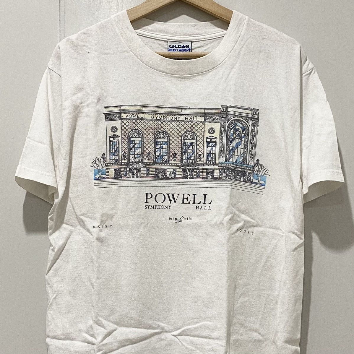 Vintage 90s Powell Symphony Hall Artist Promo Tee Hoodie, Sweatshirt | FlexRushtees.com
