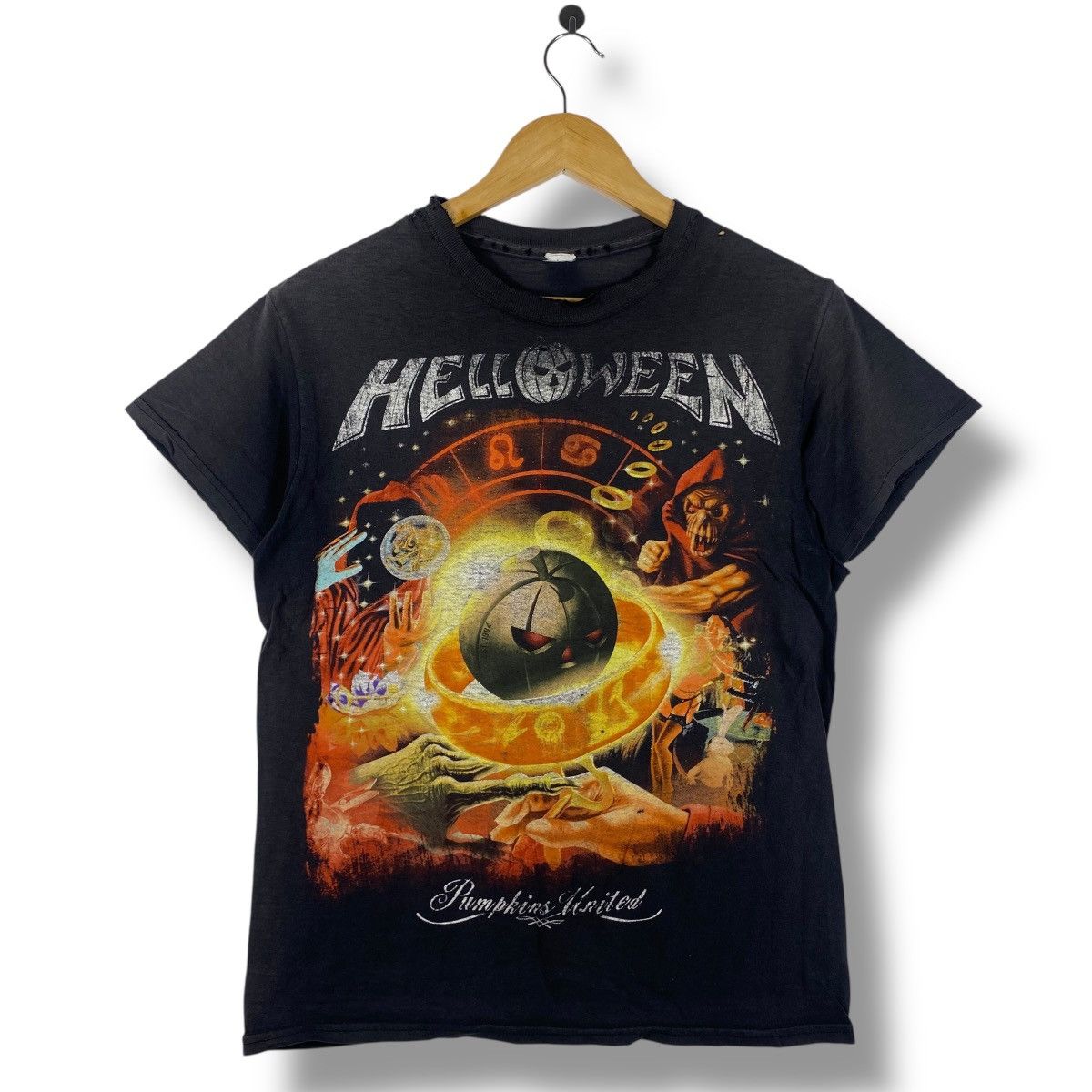 Band Tees Trash Distressed Helloween Pumpkins United Japan Tee Shirt Hoodie, Sweatshirt | FlexRushtees.com