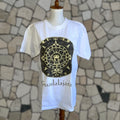 Vintage Jonas Heavy Duty Aztec Pattern T Shirt Adult Medium White Mens