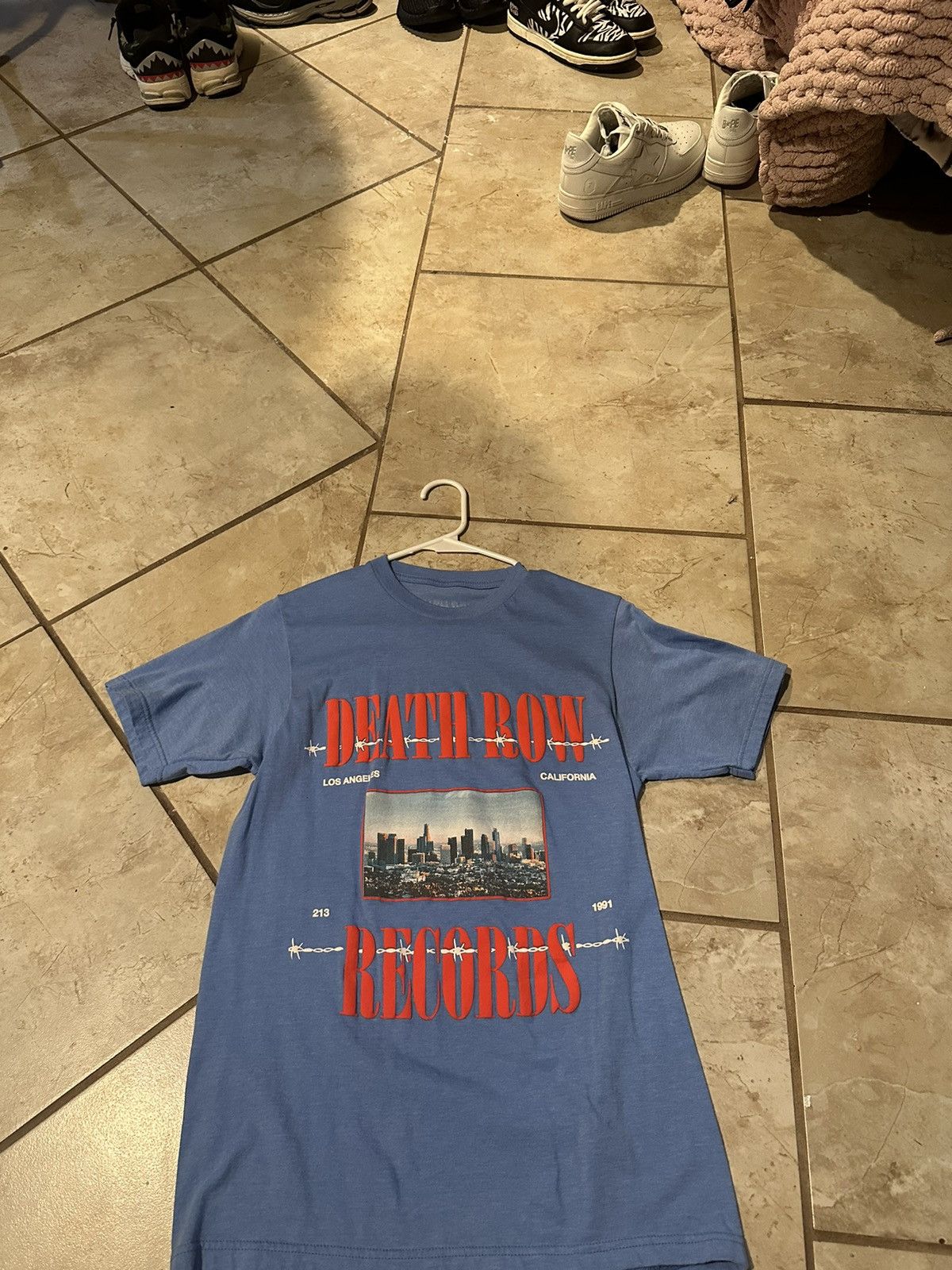 Rap Tees Death Row Records Graphic Barbwire Tee Hoodie, Sweatshirt | FlexRushtees.com