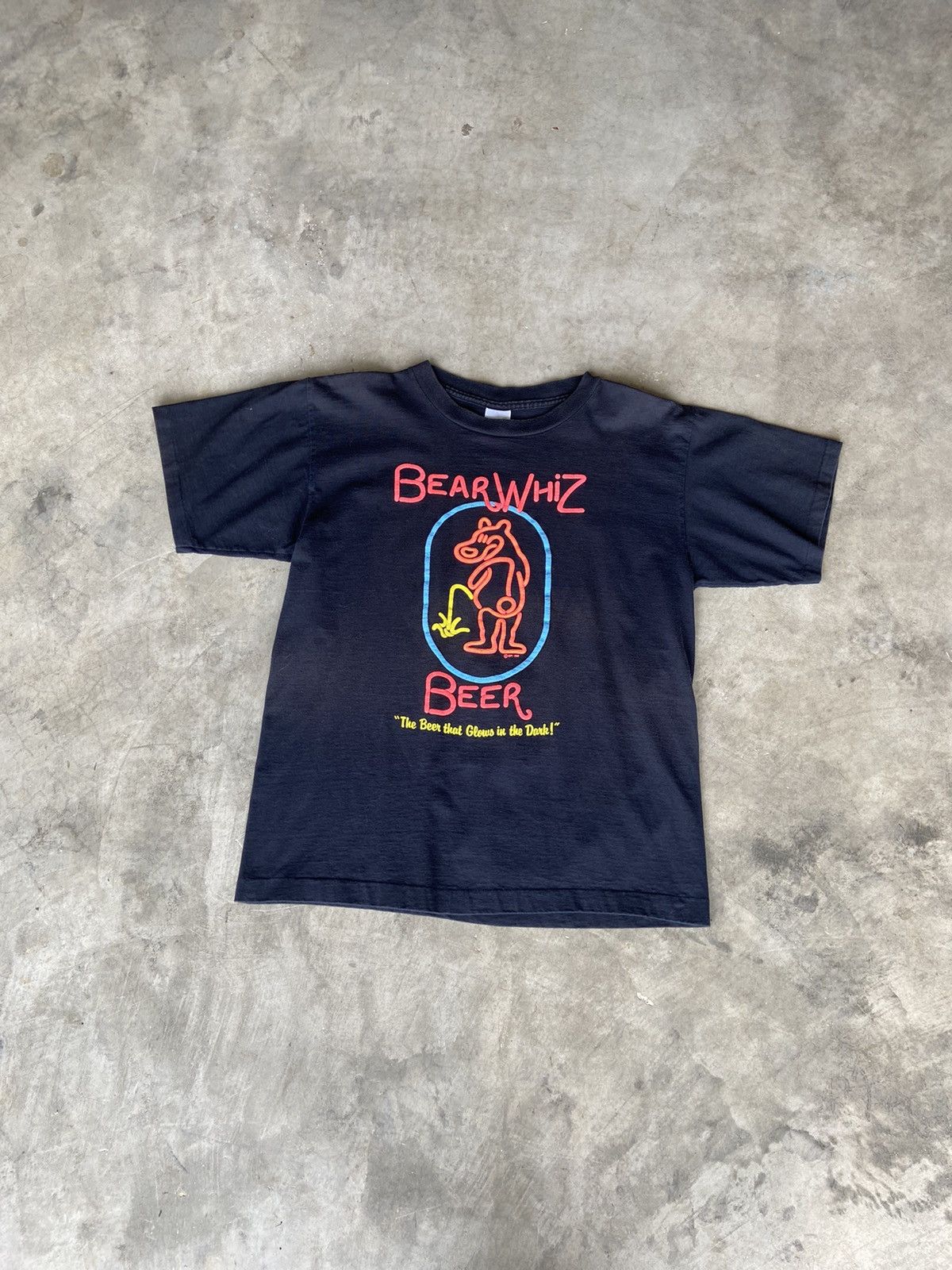 Vintage Bearwhiz Beer Tee Large 1988 Hoodie, Sweatshirt | FlexRushtees.com