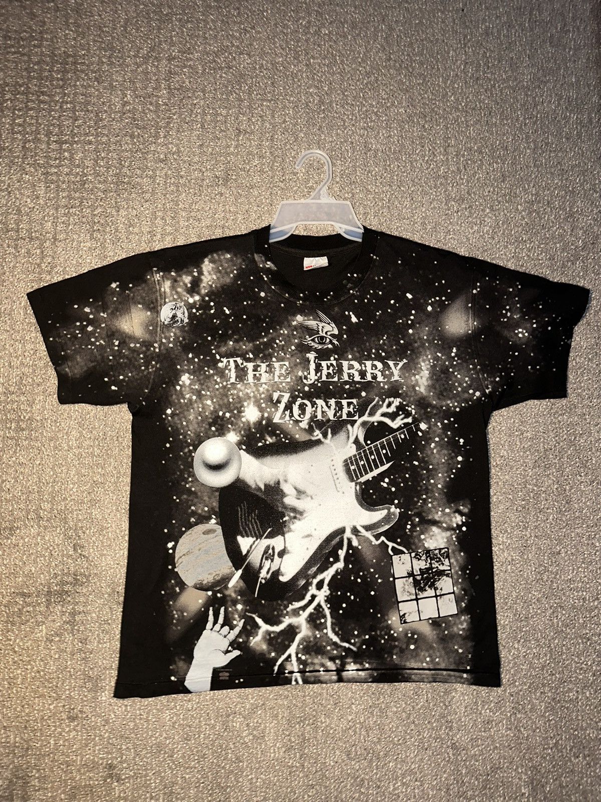Grateful Dead 1994 Jerry Garcia The Twilight Zone Aop Deadstock Band Tee Hoodie, Sweatshirt | FlexRushtees.com