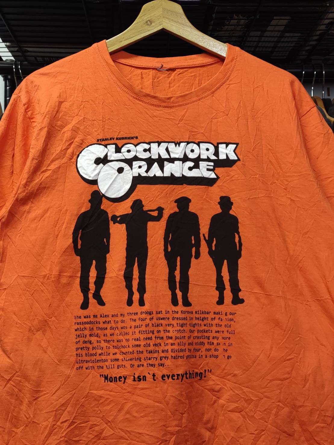 Vintage Vtg A Clockwork Orange Movie Promo T Shirt Hoodie, Sweatshirt | FlexRushtees.com
