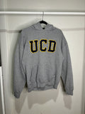 Vintage 2000s Russell Athletic Ucd Grey Varsity Hoodie