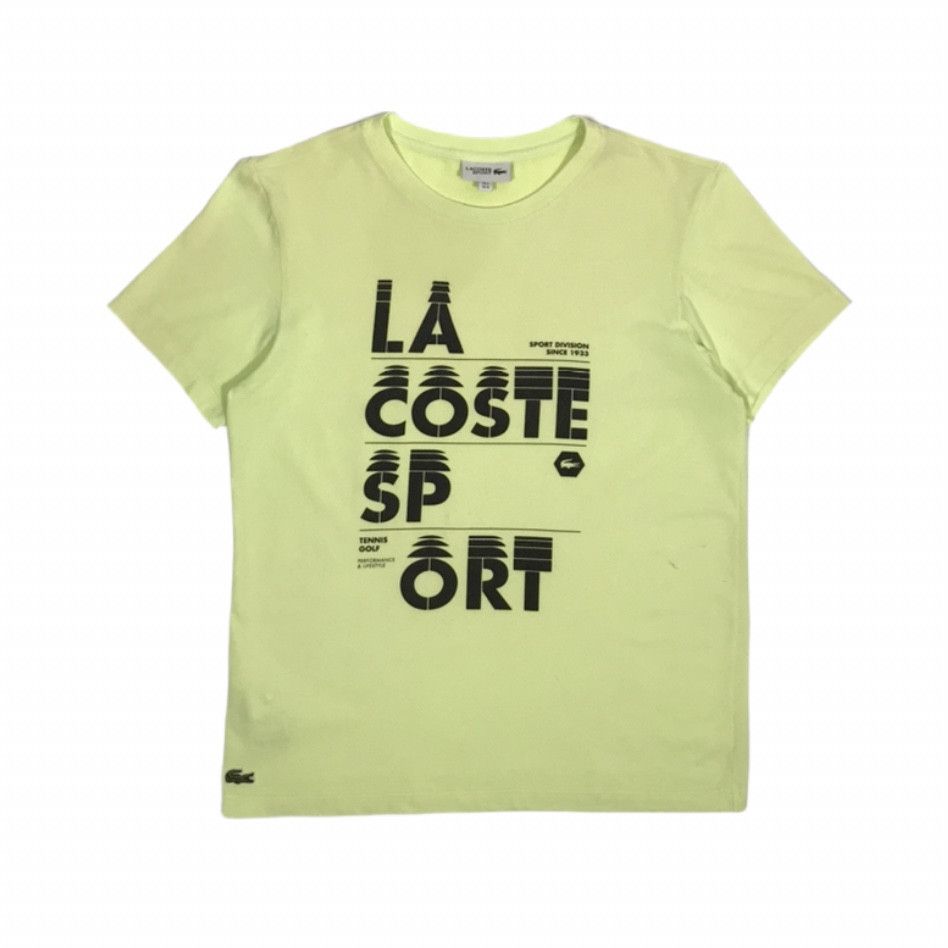 Lacoste Sport T Shirt Crewneck Size M Green Hoodie, Sweatshirt | FlexRushtees.com