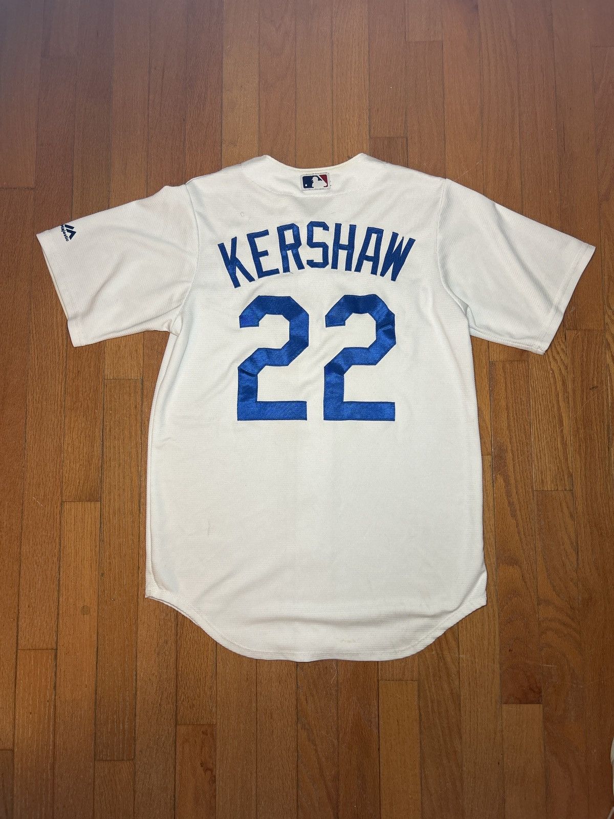 Majestic Clayton Kershaw White Dodgers Home Jersey
