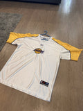 Reebok Lakers Warm Up Jersey White Gold Size T-Shirts, Hoodie, Sweatshirt | FlexRushtees.com