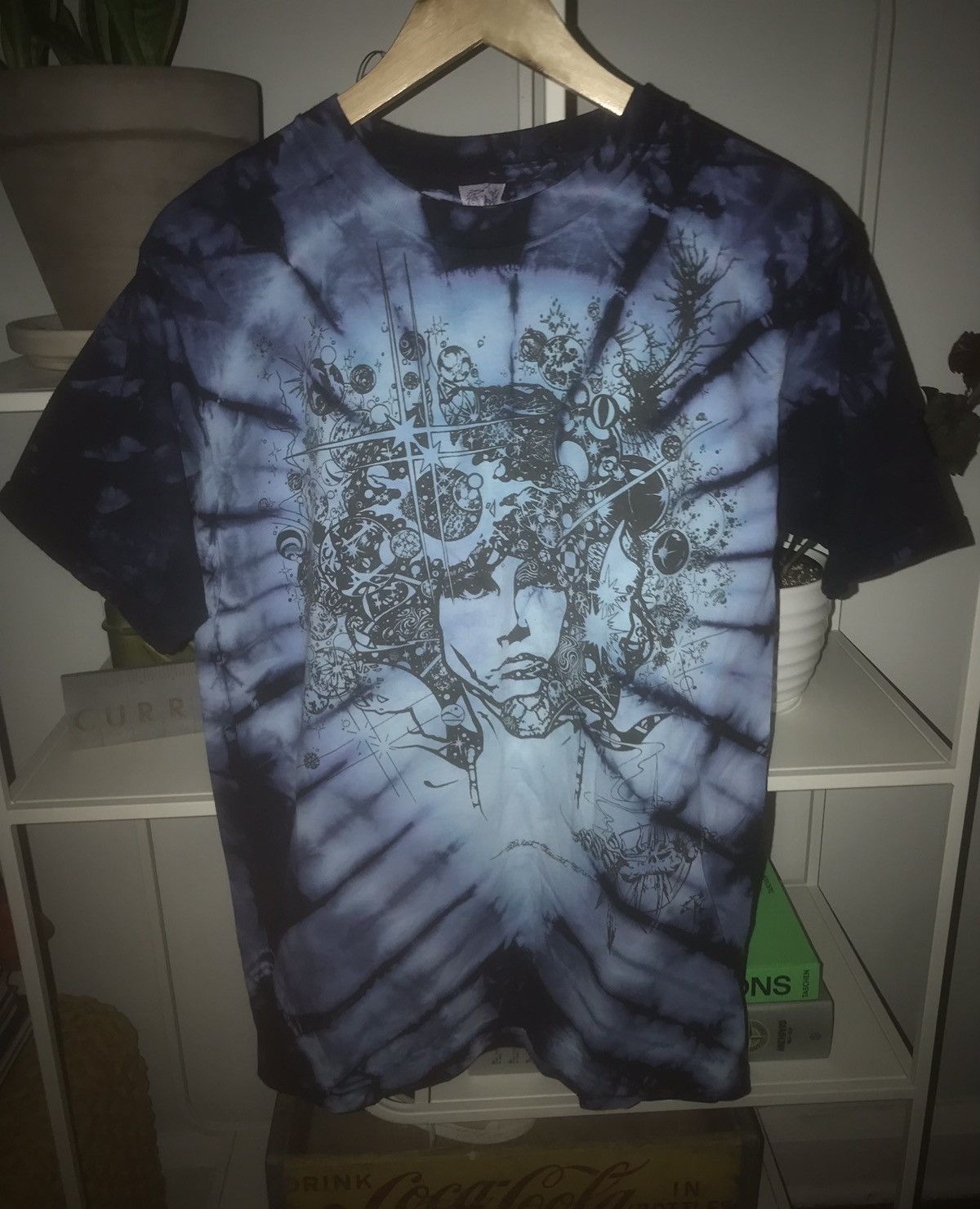 Vintage Jim Morrison Psychedelic Lot Print Mantis Tee Shirt