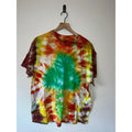 Hanes Comfort Soft Tie Dye Shirt Red Green Tee 2000s 2xl