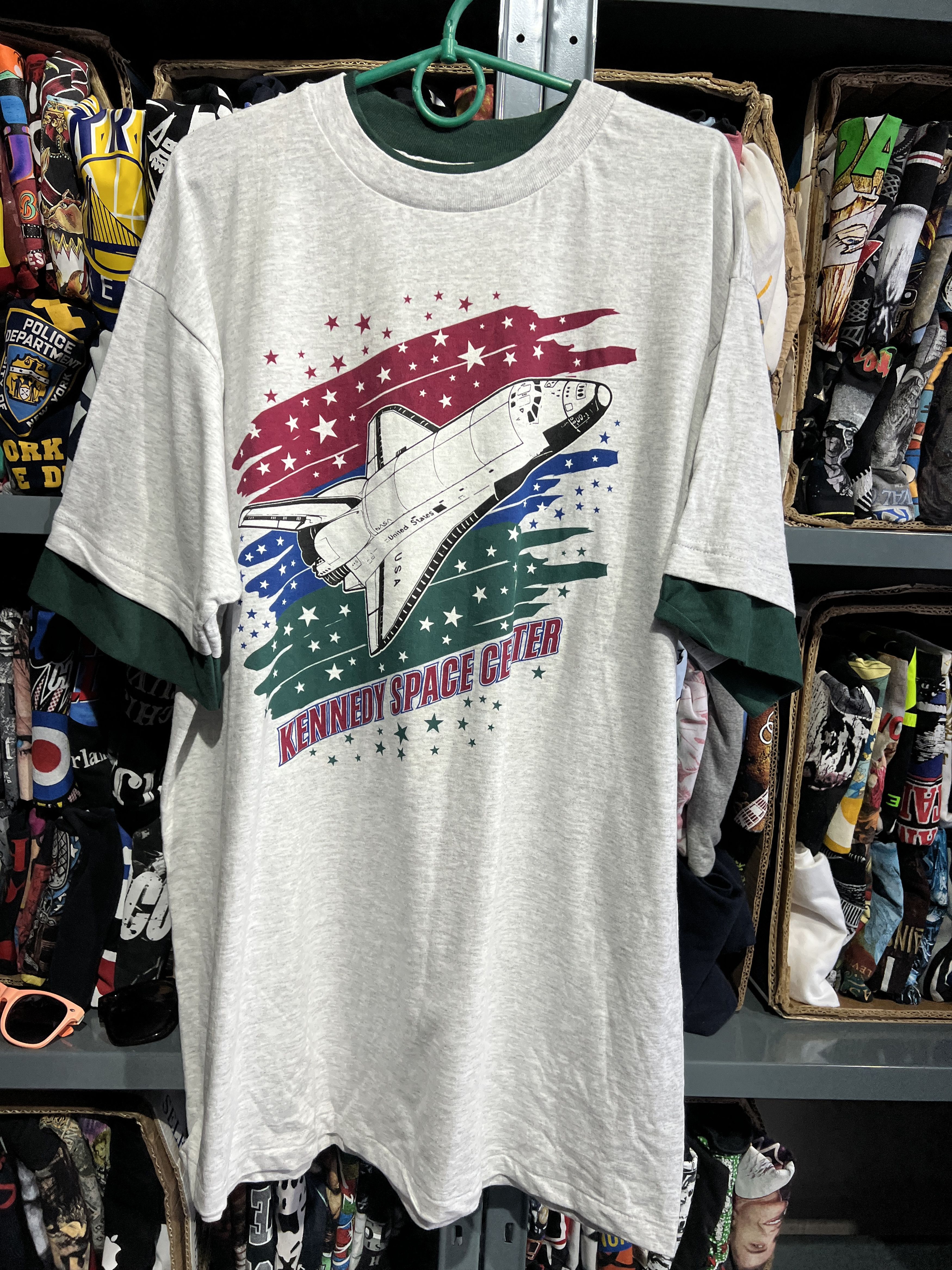 Vintage 90s Usa Kennedy Space Center T Shirt Nasa