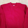 Vintage Fruit Of The Loom Blank Crewneck Sweatshirt Red