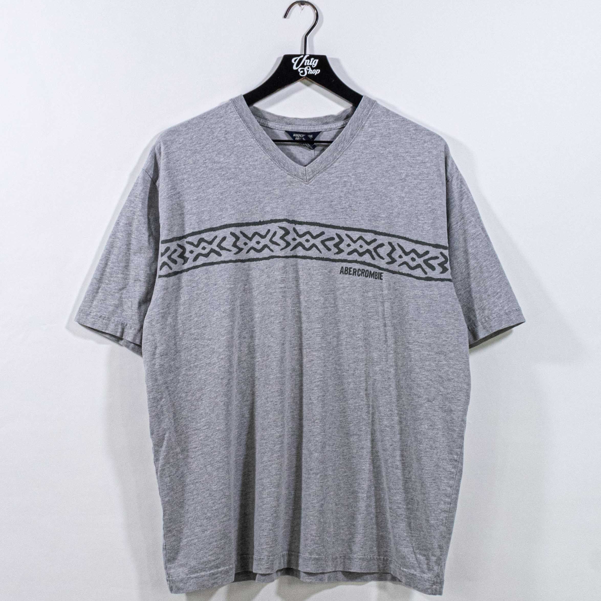Vintage Abercrombie Fitch Tribal T Shirt Vtg 90s Preppy Beach Surf