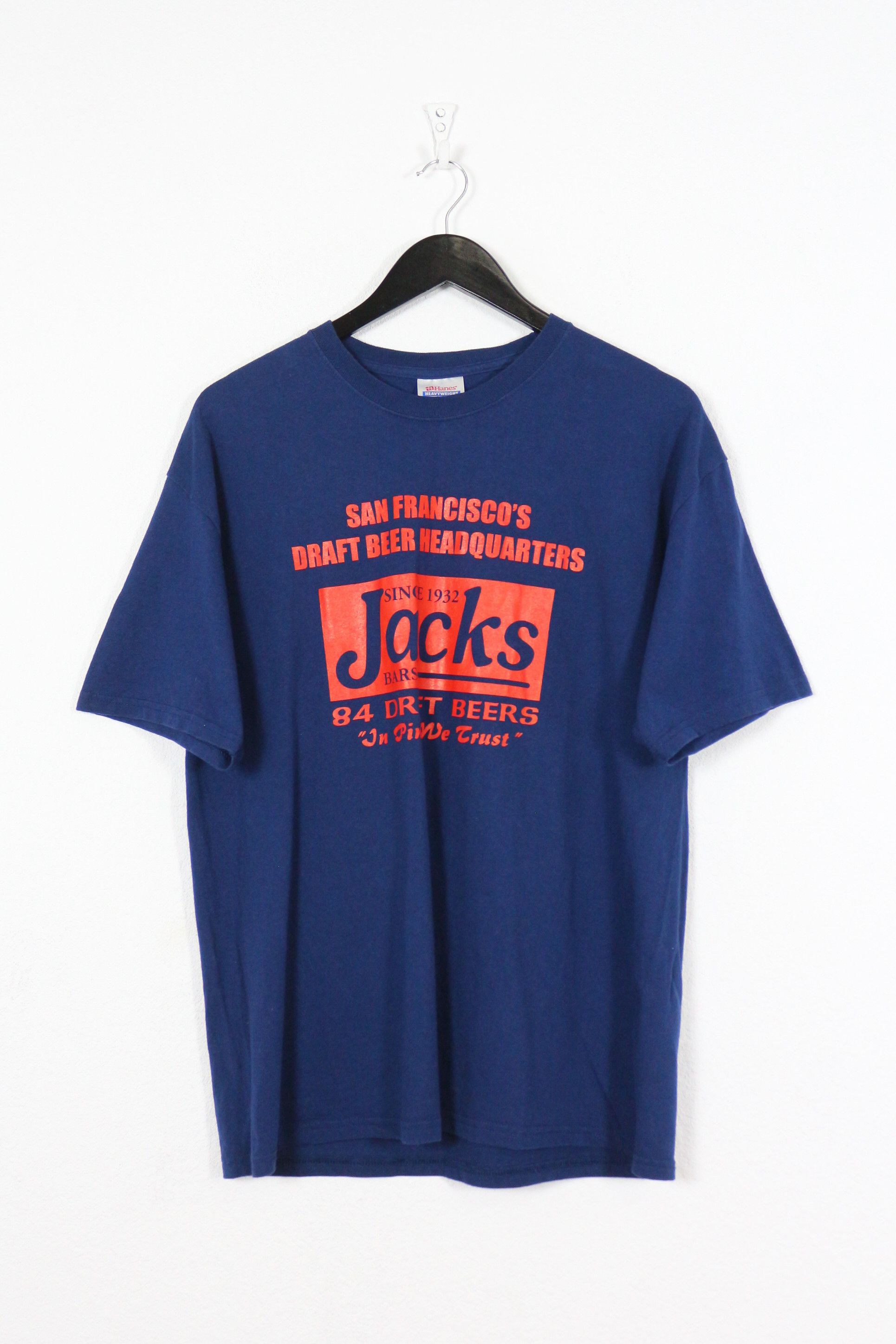 Vintage Jacks Draft Beer Graphic Tee Tshirt 90s Hoodie, Sweatshirt | FlexRushtees.com