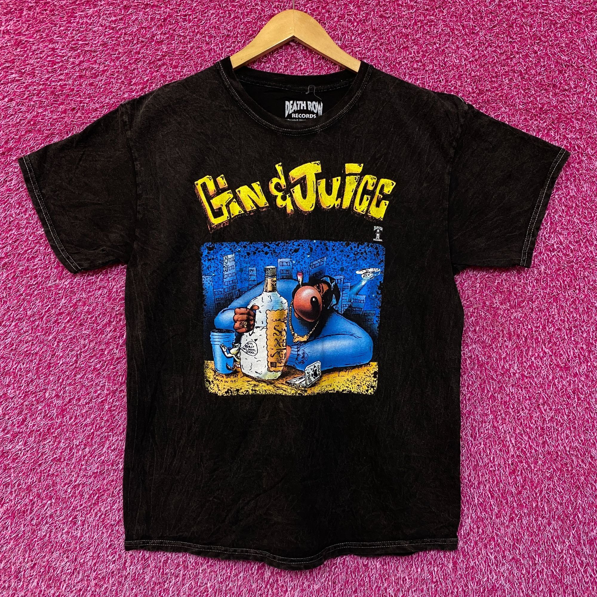 Row Records Death Row Records Snoop Doggy Dogg Gin Juice Rap Tee M L Hoodie, Sweatshirt | FlexRushtees.com