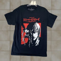 Vintage Deathnote Anime Shirt Unisex Adults Short Sleeve Cotton Tee Black Red 2020s