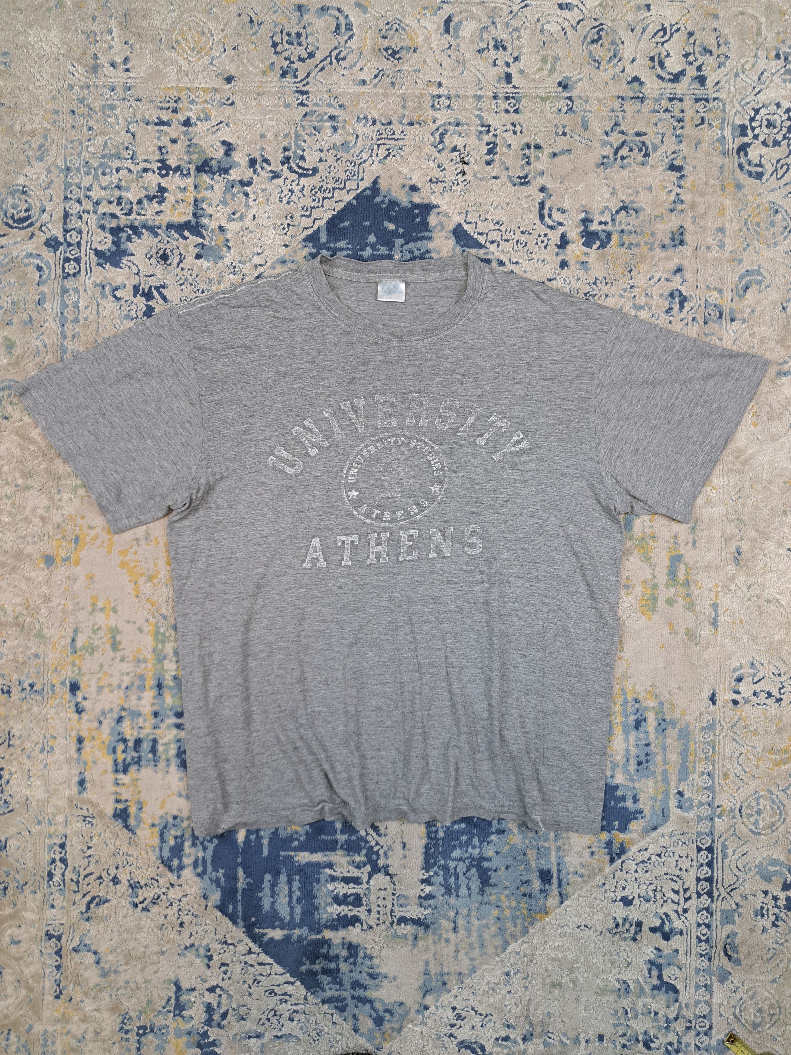 Vintage University Athens Perfectly Faded Distressed Tee Hoodie, Sweatshirt | FlexRushtees.com
