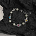 Jewelry Colorful Retro Shining Inlaid Pearl Bracelet