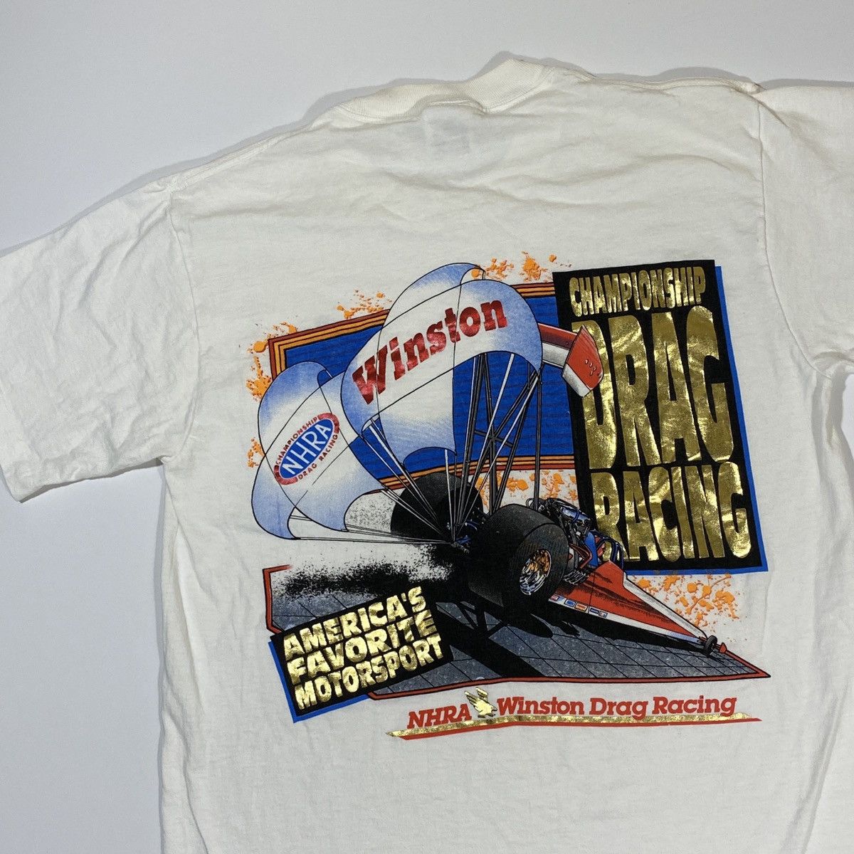 Nascar X Vintage 90s Winston Drag Racing Tee