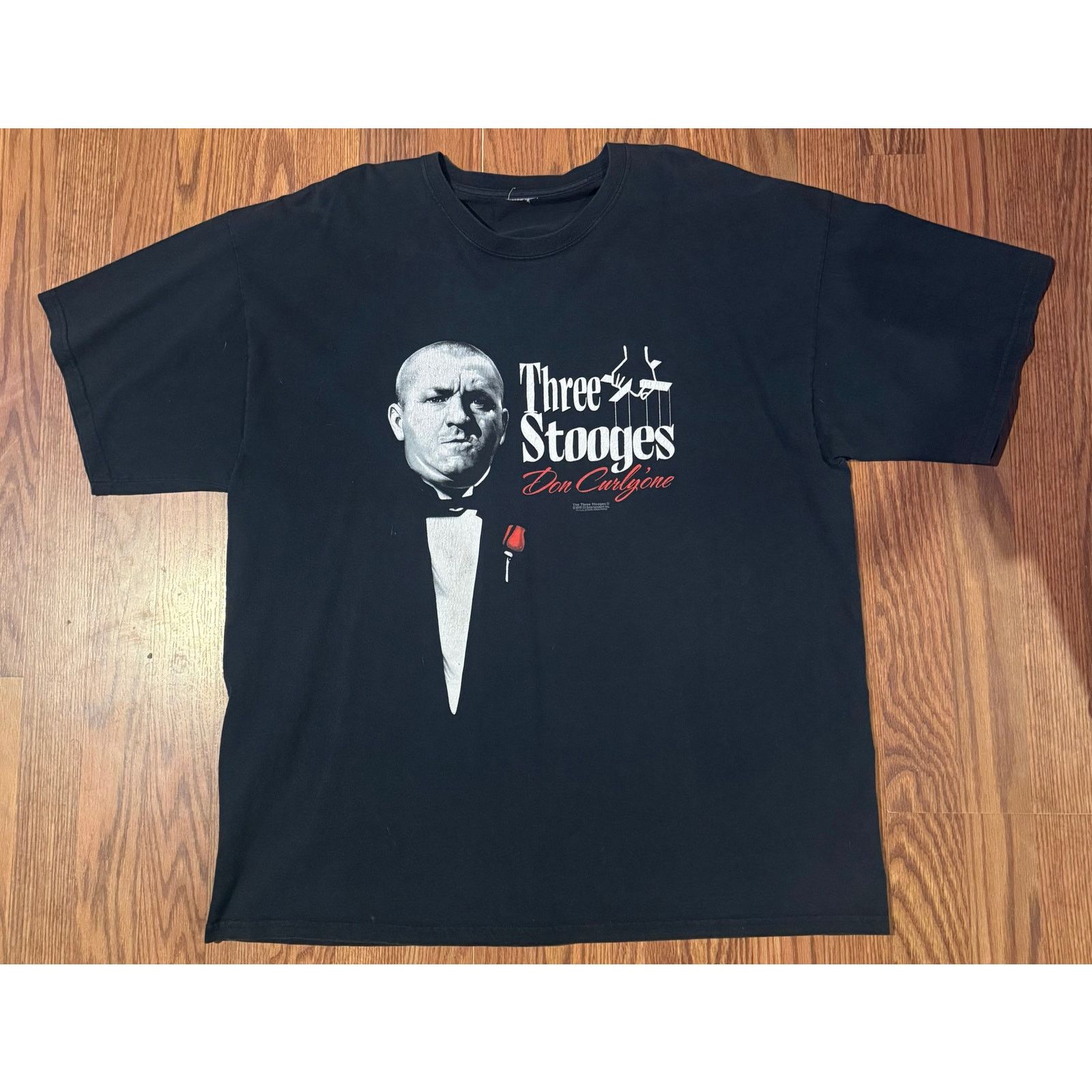 Other Vintage Three Stooges Don Curlyone Godfather Parody Shirt 08 Hoodie, Sweatshirt | FlexRushtees.com