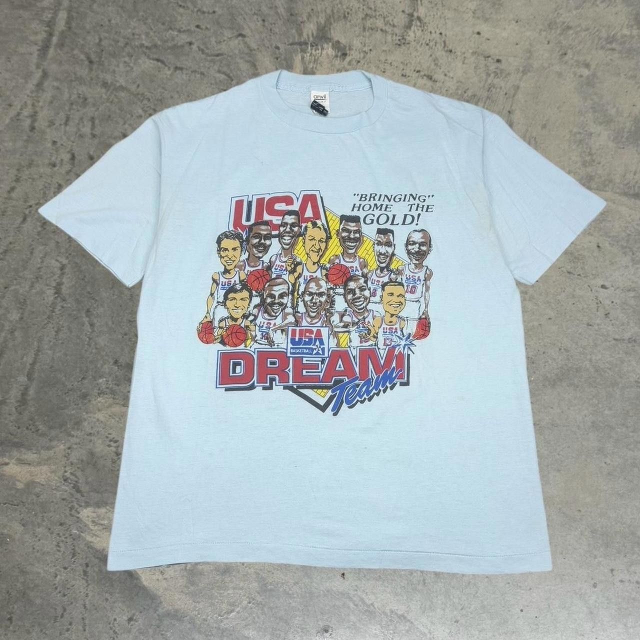 Vintage 1988 Olympics Usa Dream Team T Shirt