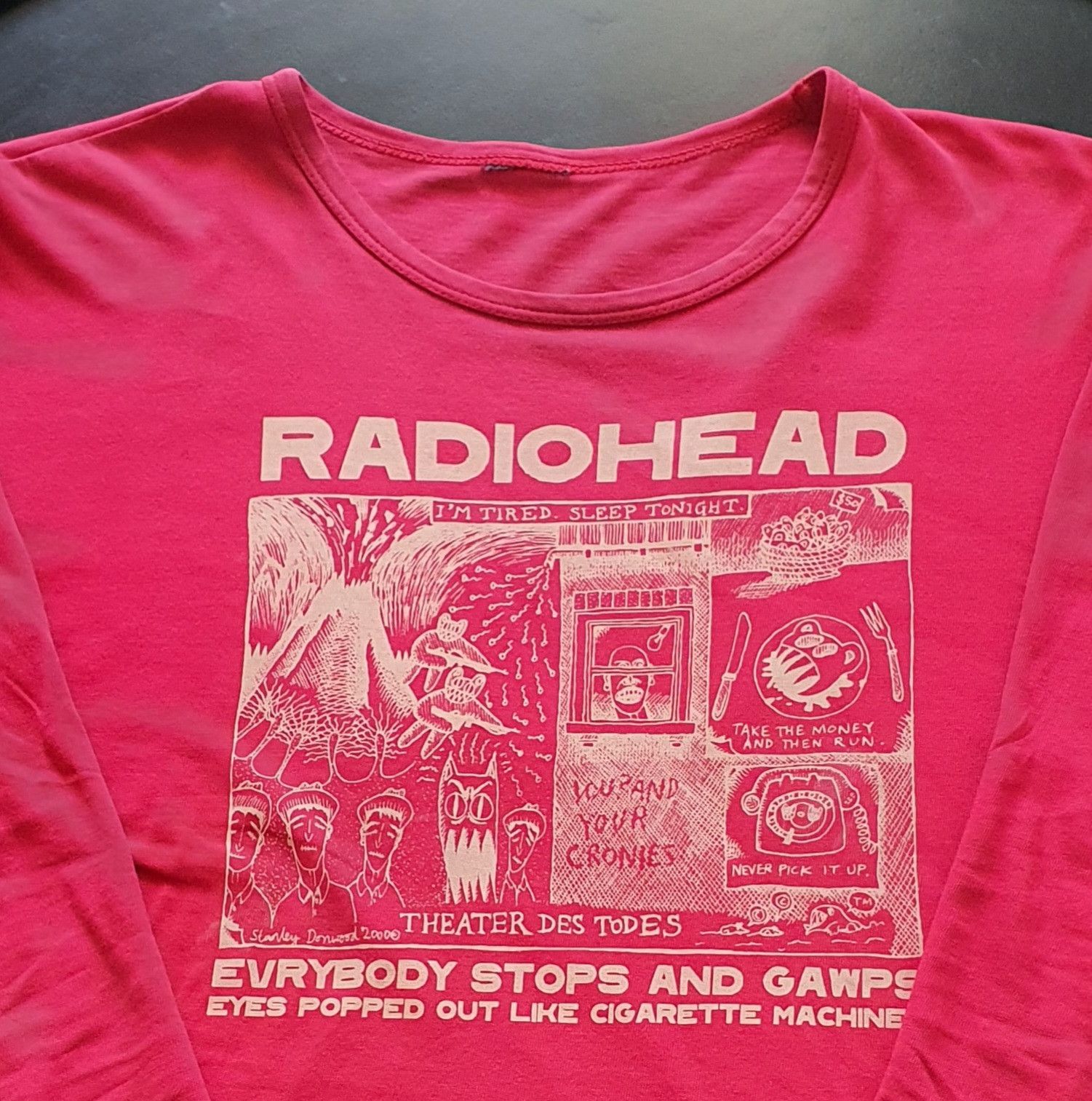Vintage Radiohead Evrybody Stops And Gawps Long Sleeve T-Shirts, Hoodie, Sweatshirt | AU16VibeMintTees.com