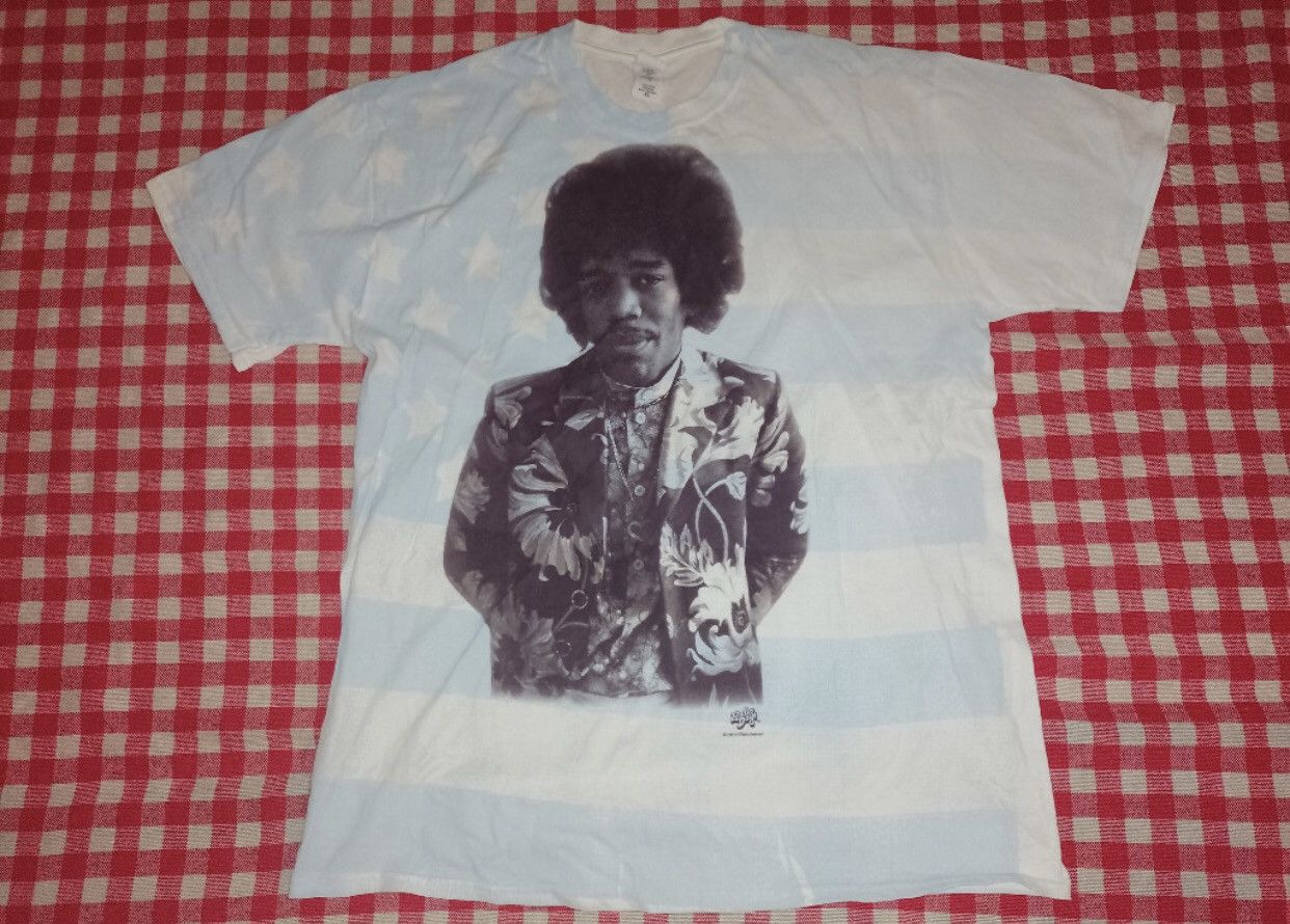 Jimi Hendrix Beautiful Summer Tee Jimi Hendrix Xl Band Tee Hoodie, Sweatshirt | FlexRushtees.com