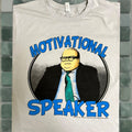 Vintage Motivational Speaker T Shirt Chris Farley Matt Foley Saturday Night Live Gray Shirt