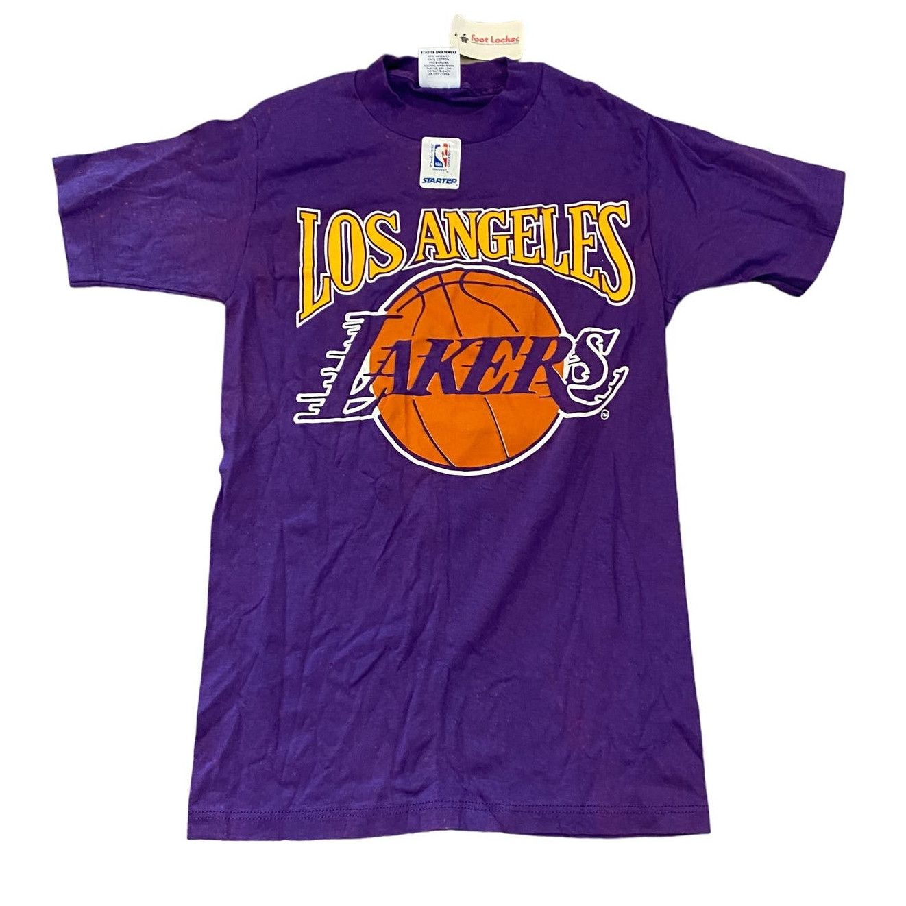 Starter X Vintage Nwt Vintage 80s Starter La Lakers Basketball T Shirt Men S S