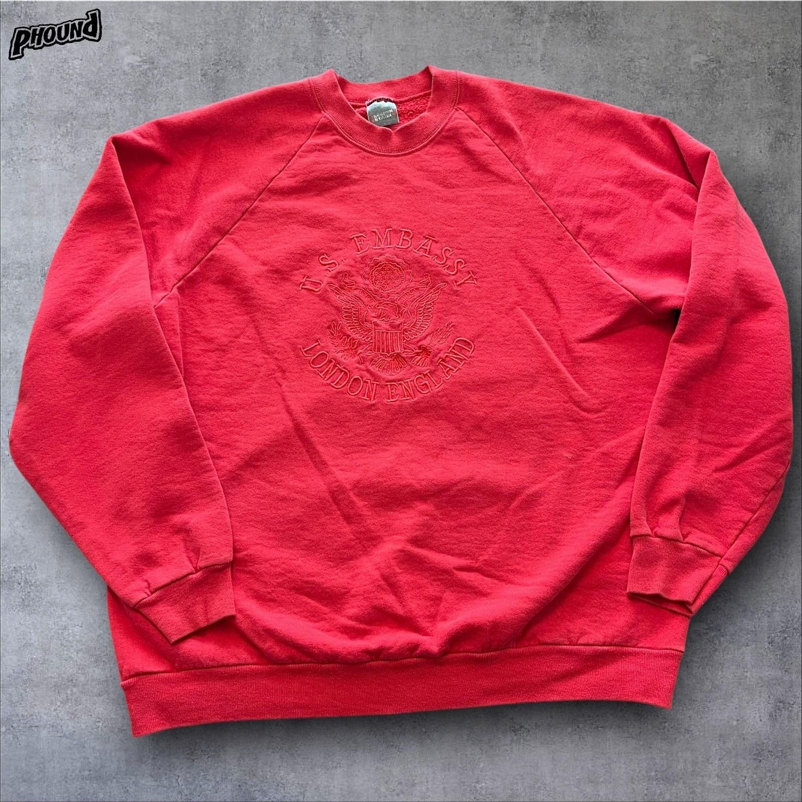 Vintage Vitg Screen Stars Sweatshirt Xl Us Embassy London Crewneck