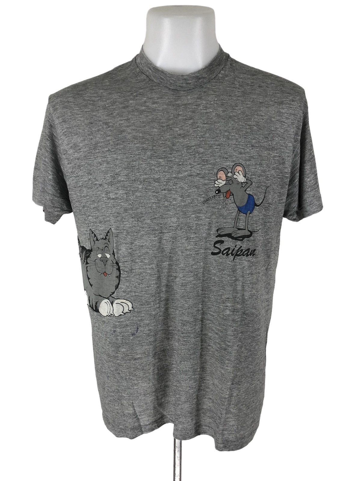 Vintage Saipan Cat N Mouse 1983 T-Shirts, Hoodie, Sweatshirt | FlexRushtees.com