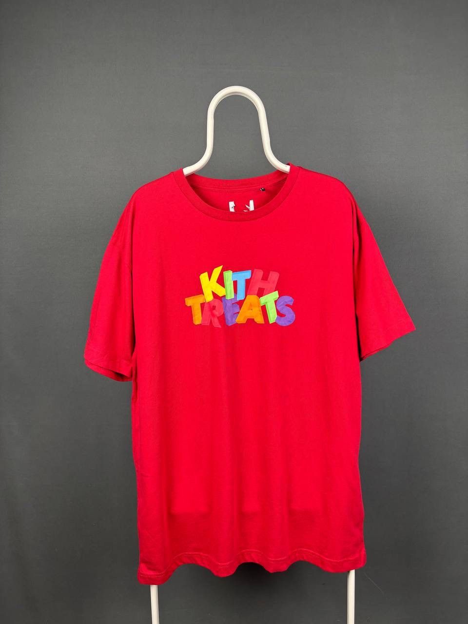 Ronnie Fieg Kith Treats Tee Shirt Crew Neck Red Hoodie, Sweatshirt | FlexRushtees.com