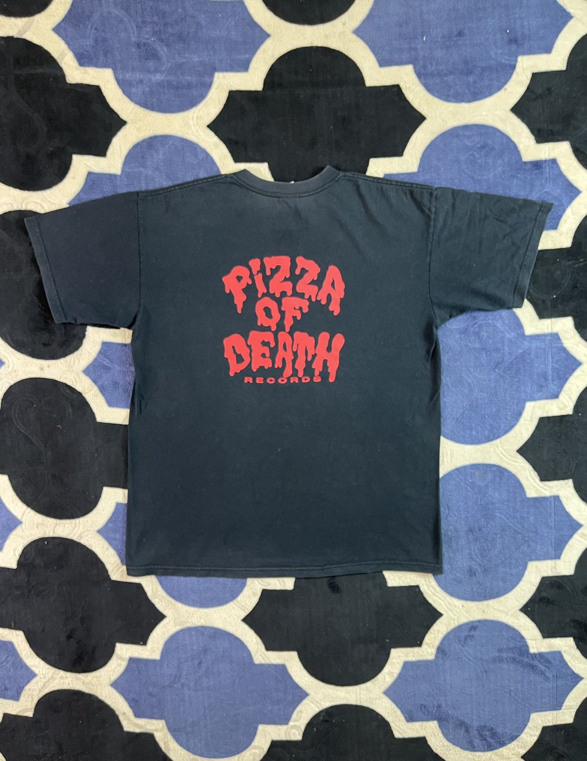 Vintage Pizza Of Death Records Fuck Ken Tee Hoodie, Sweatshirt | FlexRushtees.com